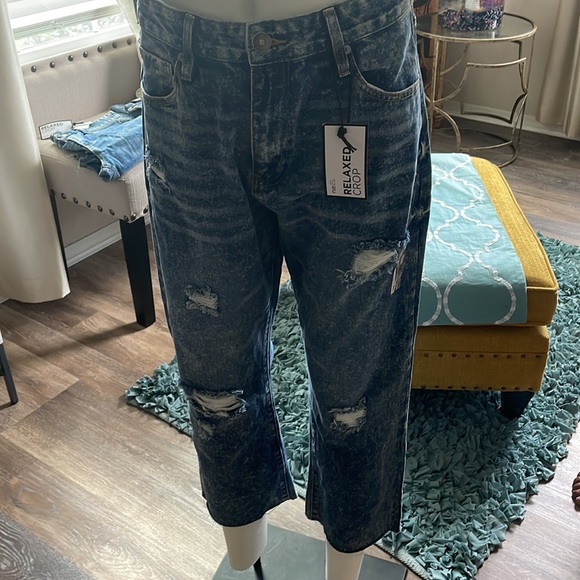 rue21 Men Relaxed Crop Jeans - Picture 3 of 15